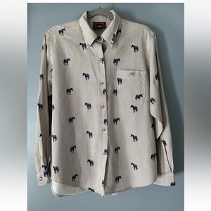 Vintage FIVE STAR by Roper XL Shirt Womens Horses 100% Cotton